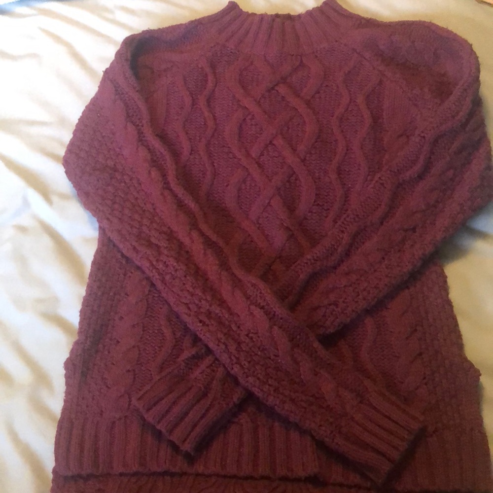 Olive and Oak size xs burgundy sweater